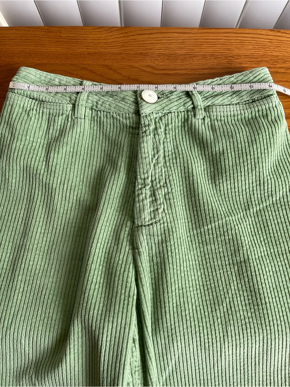 Masscob Corduroy Trousers Green Size EU 40 - Picture 5 of 16